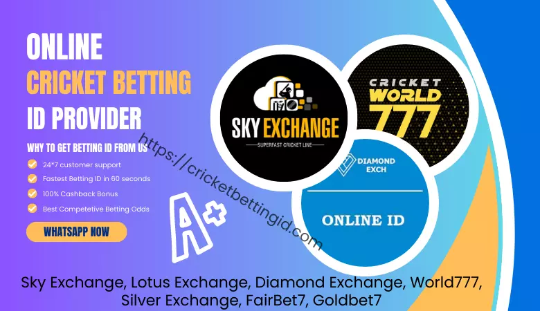 Online Cricket Betting ID Provider Silver Exchange, Diamond Exch, Lotus Exchange Fairbet 7
